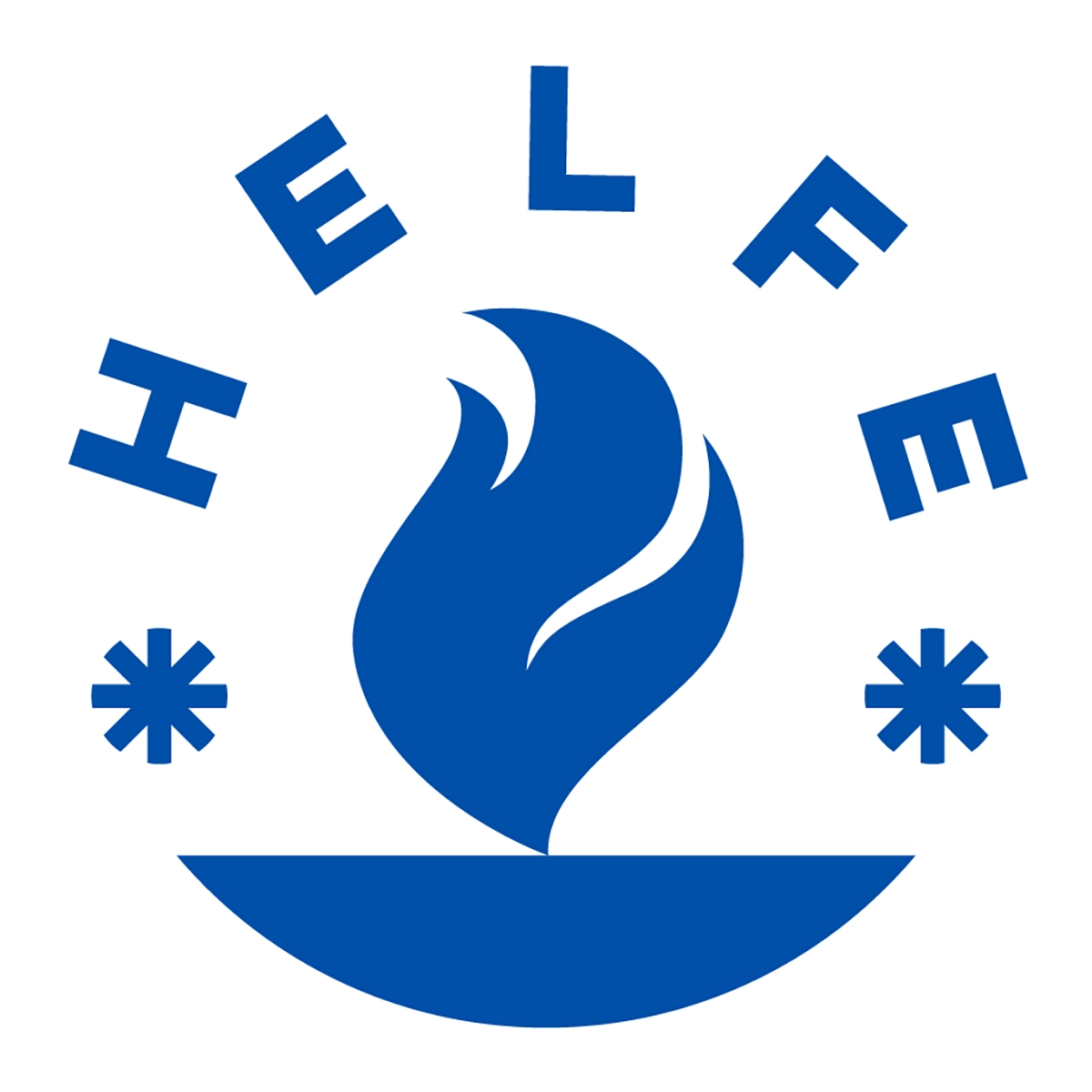 HELFE Logo blau